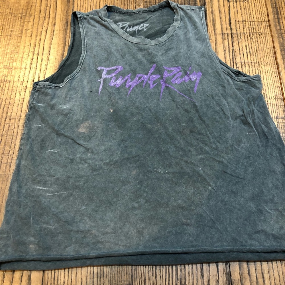 Distressed Prince muscle tee